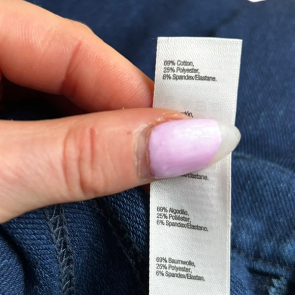 Spanx The Slim-X Super skinny Jeans Jegging High Waisted Blue Denim Dark Wash 29 - Picture 10 of 11